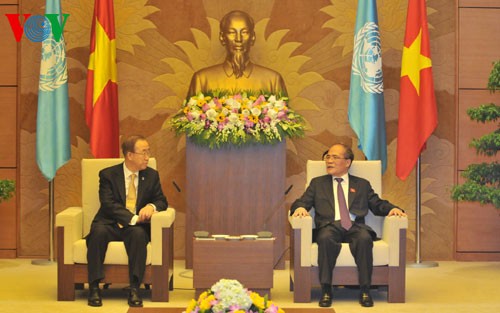 NA Chairman welcomes UN Secretary General - ảnh 1